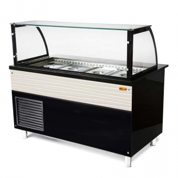 Saladette mit Umluftzirkulation 7x 1/1GN - Ideal für die Gastronomie - Gastrohot